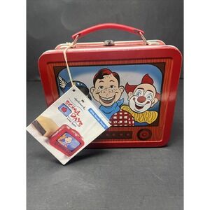 HOWDY DOODY 1998 RED‎ TIN WITH HANDLE, NEW OLD STOCK Hallmark